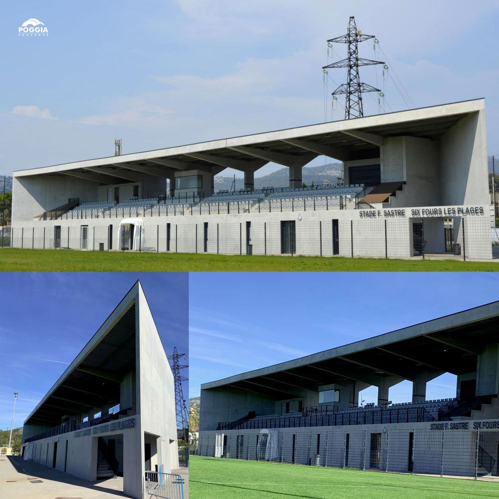 Tribunes d’honneur du stade Fernand Sastre - Six-Fours-les-Plages