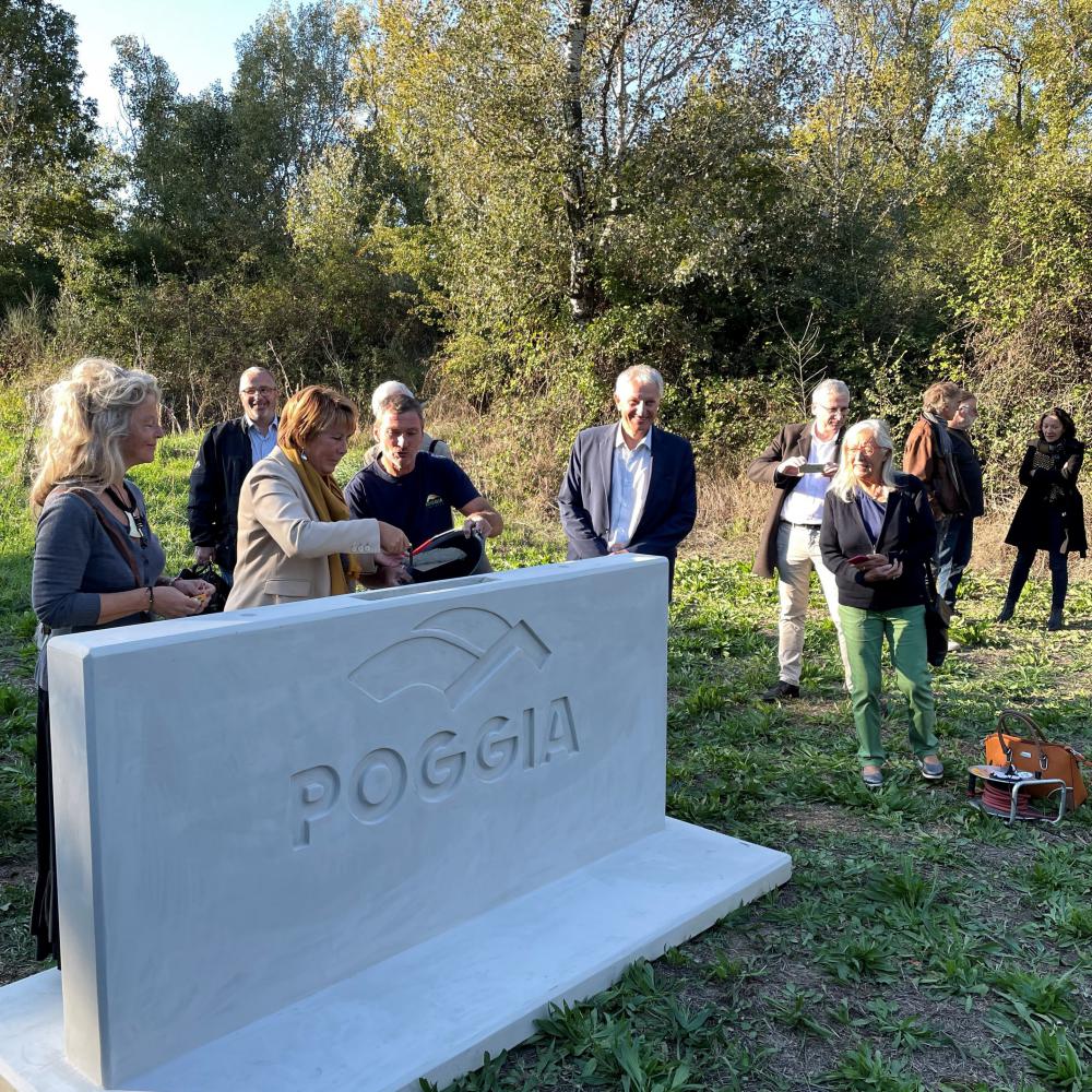 Pose 1ère pierre 30 logements « Les Pipistrelles » à Mallemort