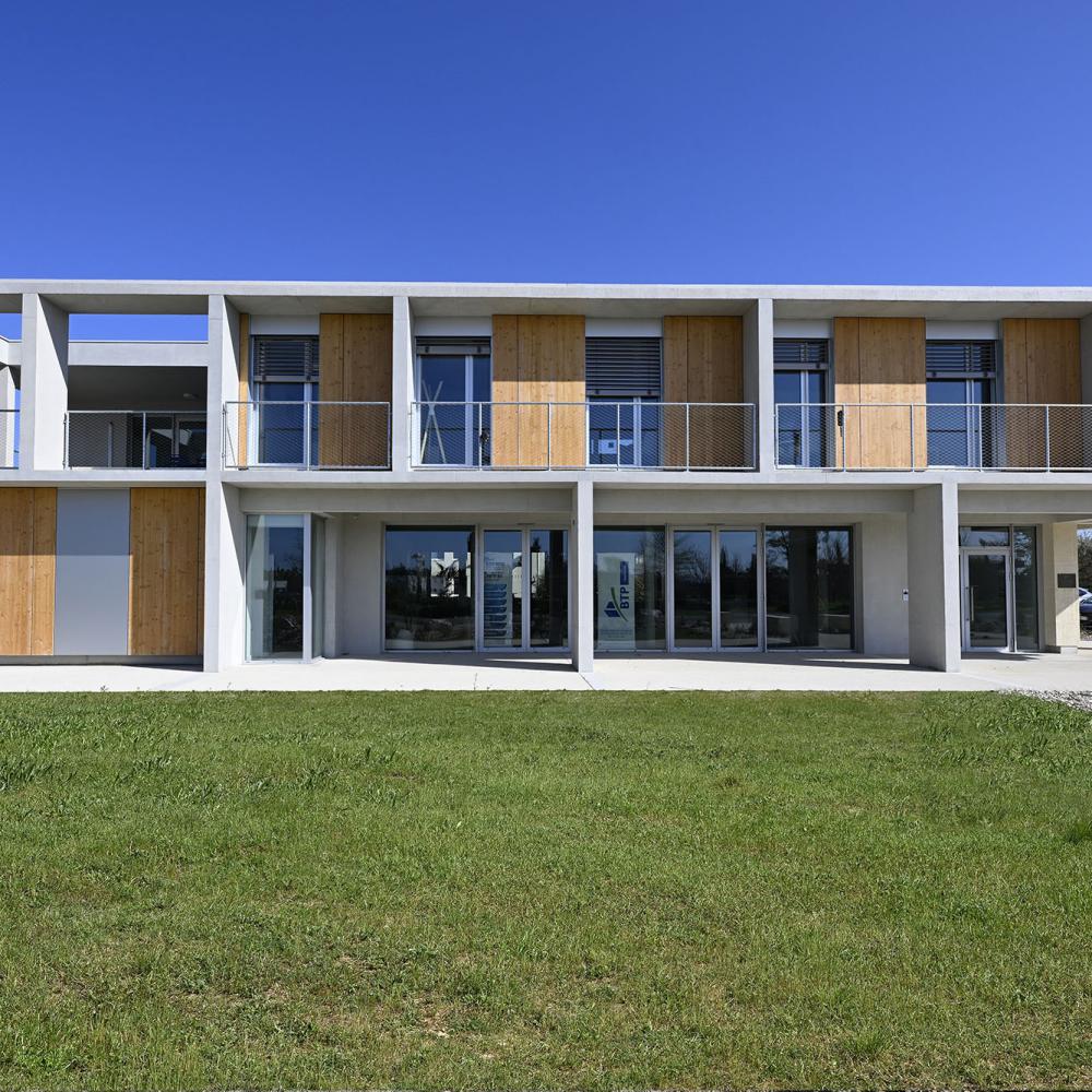 Construction du nouveau siège de la Fédération du Bâtiment à Agroparc Avignon