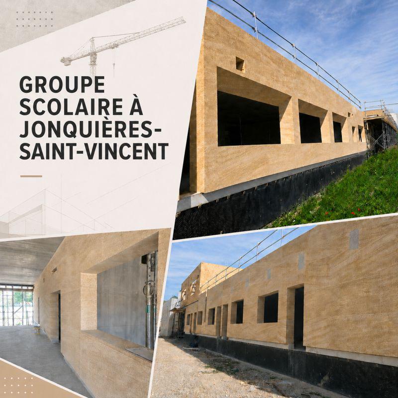 Construction du Groupe scolaire à Jonquières-Saint-Vincent (30)